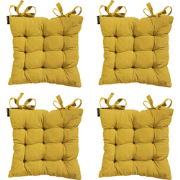 Madison - Zitkussen Panama Yellow - 46x46cm - 4 Stuks