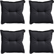 Madison Zitkussen - Universeel - Basic Black - 50x50 - Antraciet - 4 S...