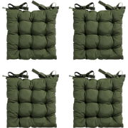 Madison Toscane Kussen - Panama Green - 46x46 - Groen - 4 Stuks