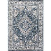 Vintage Oosters Tapijt DALILA - Blauw/Grijs - 160x220 cm