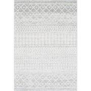 Scandinavisch Boho Tapijt MILA - Grijs/Wit - 120x170 cm