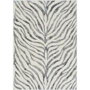 Boho Zebra Tapijt CYBELE - DonkerGrijs/Beige - 200x275 cm