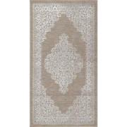 Vintage Oosters Tapijt ELIN - Beige/Wit - 80x150 cm