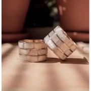 Servetringen parelmoer (4 stuks) | Servetring schelp | Tafeldecoratie ...