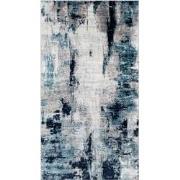 Modern Abstract Loper Gang GIULIA - Blauw/Grijs - 80x220 cm