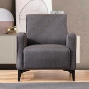 Fauteuil Petra Antraciet