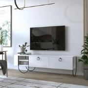 TV Meubel Norfolk Wit Melamine 150x44x36 cm