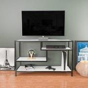 TV Meubel Robbins Black Zwart Wit Melamine 120x75x39 cm