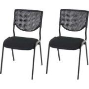 Cosmo Casa Set Van 2 Bezoekersstoelen - Stapelbare Conferentiestoel - ...