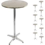 Cosmo Casa  Set van 10 aluminium statafels - Bistrotafels - Hoogte ver...