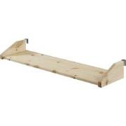 LUCEVI - Hangplank voor een Pino Bed - Hout - Beige - 79.2x21.2 x9.3 c...