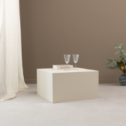 Salontafel Timeau 60 x 60cm, kleur beige