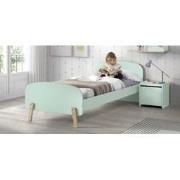 LUCEVI - Kiddy bed + Nachtkastje - Mint Green - 90x200 cm