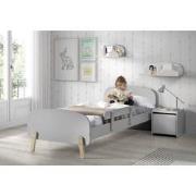 LUCEVI - Kiddy bed + Nachtkastje + Hangplankjes + Uitvalbeveiliging - ...