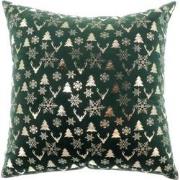 Unique Living | Kussen Bernt 45x45cm dark green | Kussen woonkamer of ...