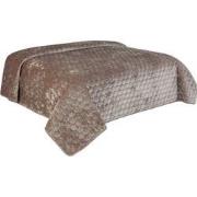 Unique Living - Bedsprei Peggy 220x220cm taupe