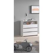 LUCEVI - Kiddy Commode 3 Laden - Wit - 90x47 cm