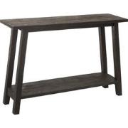 J-line - Console Vierkant Mango Hout Zwart - 120x35x83cm