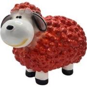 Tuinbeeld Schaap Rood 23cm