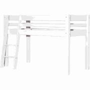 MOJO Hoogslaper schuine ladder White Wash 70 x 160 cm - inclusief mont...