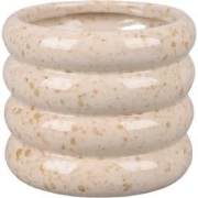 House of Nature Pot Crossfield beige 13cm