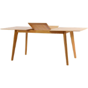 Cirrus Butterfly uitschuifbare houten eettafel - 150 tot 195 x 90 cm