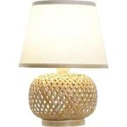 Fine Asianliving Bamboo Webbing Table Lamp Natural Handmade - Gwyneth