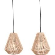 Hanglamp Ibiza Diamond 2-Lichts 80x33x150 cm