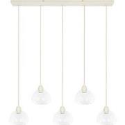 Light & Living - Hanglamp BISHO - 104x19x14cm - Wit