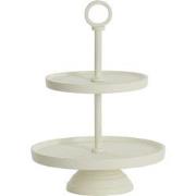 Light & Living - Etagere LUTEK - Ø24x37cm - Wit