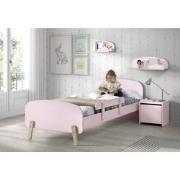 LUCEVI - Kiddy bed + Nachtkastje + Hangplankjes + Uitvalbeveiliging - ...