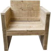 Wood4you - Tuinstoel Vlieland Steigerhout 65Lx72Hx57D cm