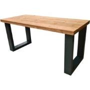 Wood4you - Kinderbureau - New England Roasted Wood 200Lx70Tx75H Antrac...