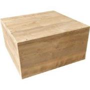 Wood4you - Hocker Washington Steigerhout 72Lx32Hx72D cm