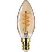 Philips MasterValue E14 LED Kaarslamp 2.5-15W Goud Extra Warm Wit