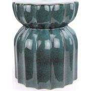 Fine Asianliving Keramische Kruk Teal Handgemaakt - Feryn D33xH46cm