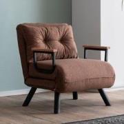 Slaapfauteuil Sando Licht Bruin