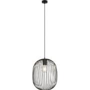 Industriële hanglamp Alfieri Zwart