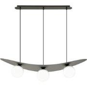 moderne hanglamp Conti Zwart 3-lichts