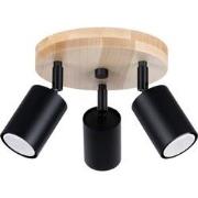 Scandinavische Plafondlamp Holm Hout -lichts