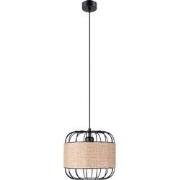 Industriële hanglamp Mikkelsen Zwart