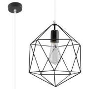 Industriële hanglamp Holst Zwart