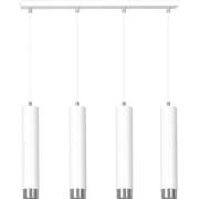 moderne hanglamp Piras Wit 4-lichts