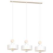 scandinavische hanglamp Riva Wit 3-lichts