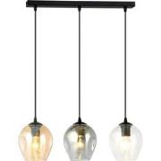 moderne hanglamp Montanari Zwart 3-lichts