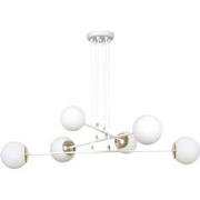 moderne hanglamp Ognis Wit 6-lichts