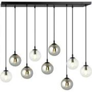 moderne hanglamp Fabbri Zwart 9-lichts