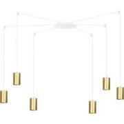 moderne hanglamp Valentini Wit 6-lichts