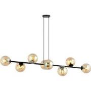 moderne hanglamp Accardi Zwart 8-lichts