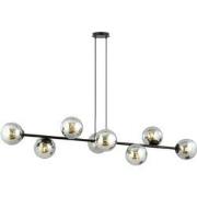 moderne hanglamp Accardi Zwart 8-lichts